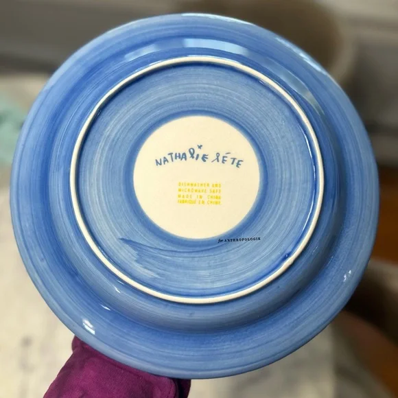 NWT Nathalie Lete Heritage Birthday Cupcake Dinner Plate